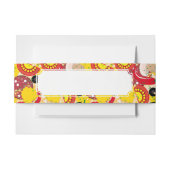 Pizza Einladungsbanderole (Vorderseite Beispiel)