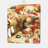 PIZZA-ENTWURF KERAMIKORNAMENT (Links)