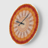 Pizza-Entwurfs-runde Uhr (Winkel)