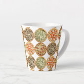 Pizza erfreut Latte Tasse (Rechte Ecke)