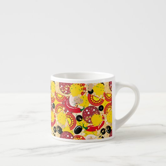 Pizza Espressotasse (Rechts)