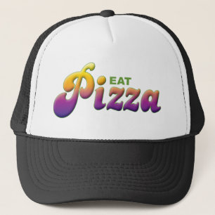 Pizza essen truckerkappe