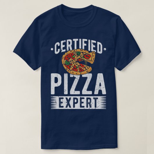 Pizza Expert Pizza Lover T-Shirt (Design vorne)