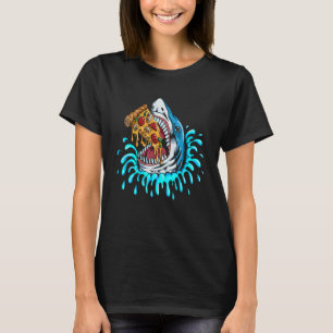 Pizza Fan Shark Tiger Shark Shark Fast Food Pizza T-Shirt