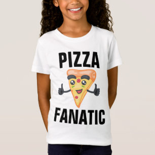PIZZA-FANATISCHE LUSTIGE MÄDCHEN T-SHIRTS