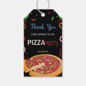 Pizza Favor Tags Geschenkanhänger (Vorderseite)