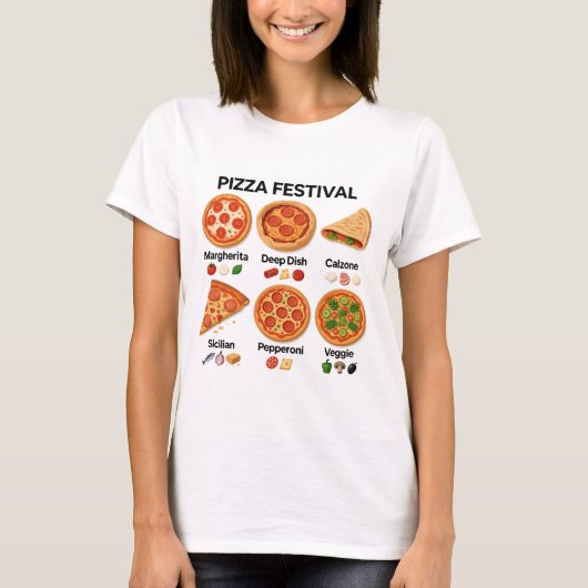 Pizza festival T-Shirt (Vorderseite)