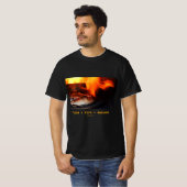 Pizza + Feuer = Phantastischer T - Shirt (Vorne ganz)