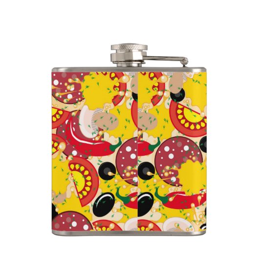 Pizza Flachmann (Rückseite)