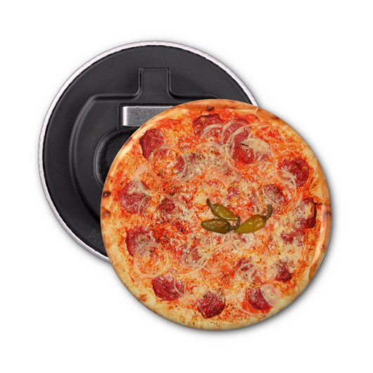 Pizza Flaschenöffner (Vorderseite)