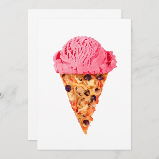 Pizza-Flat-Card (Vorne/Hinten)