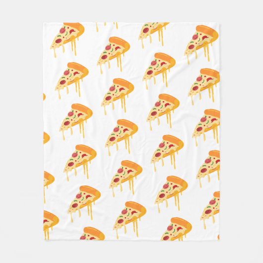 Pizza Fleece Blanket (Vorderseite)