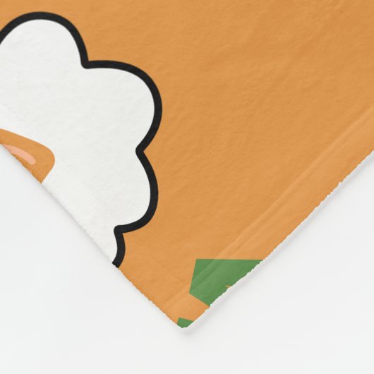 Pizza Fleecedecke (Ecke)