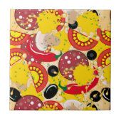 Pizza Fliese (Vorderseite)