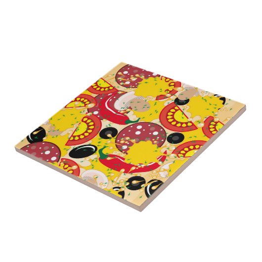 Pizza Fliese (Seite)