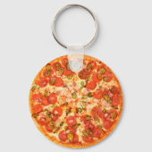 Pizza Food Key Chain Schlüsselanhänger (Vorderseite)