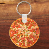 Pizza Food Key Chain Schlüsselanhänger (Vorderseite)