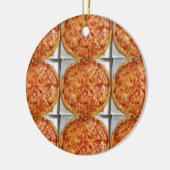 Pizza-Foto Keramik Ornament (Links)