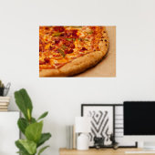 Pizza-Foto Poster (Heimbüro)