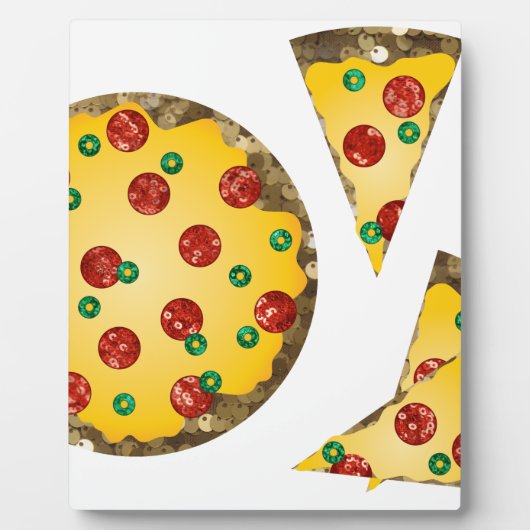 Pizza Fotoplatte (Vorderseite)