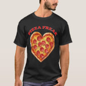 Pizza Freak T-Shirt (Vorderseite)