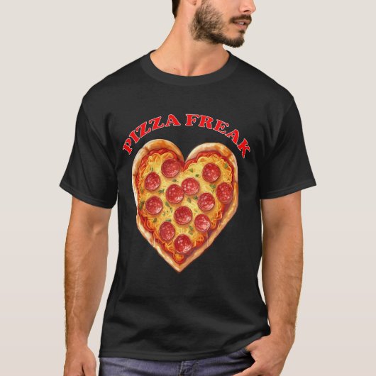 Pizza Freak T-Shirt (Vorderseite)