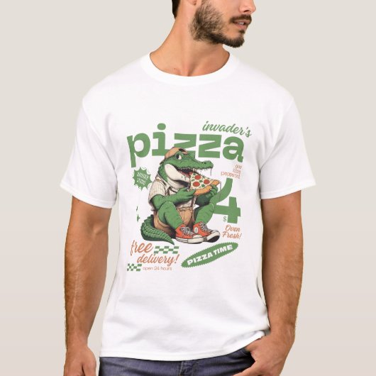 Pizza free delivery T-Shirt (Vorderseite)