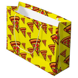 Pizza Freitag Design - Geschenktasche - Groß Große Geschenktüte