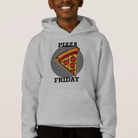 Pizza Freitag Design - Kids's Pullover Hoodie (Vorderseite)