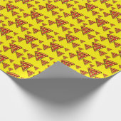 Pizza-Freitag-Design - Mattes Geschenkpapier (Ecke)