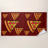 Pizza Freitag Design - Strandtuch (Vorderseite)