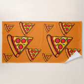 Pizza Freitag Design - Strandtuch (Vorderseite)