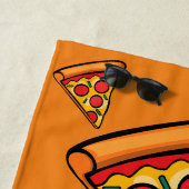 Pizza Freitag Design - Strandtuch (Beispiel)