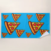 Pizza Freitag Design - Strandtuch (Vorderseite)