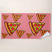 Pizza Freitag Design - Strandtuch (Vorderseite)