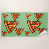 Pizza Freitag Design - Strandtuch (Vorderseite)