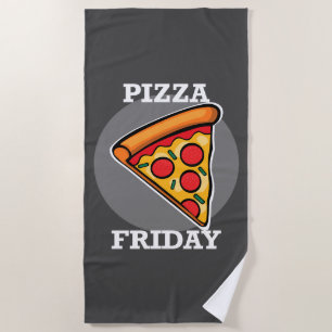 Pizza Freitag Design - Strandtuch