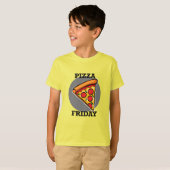 Pizza Friday Design - Kids' Basic T - Shirt (Vorne ganz)