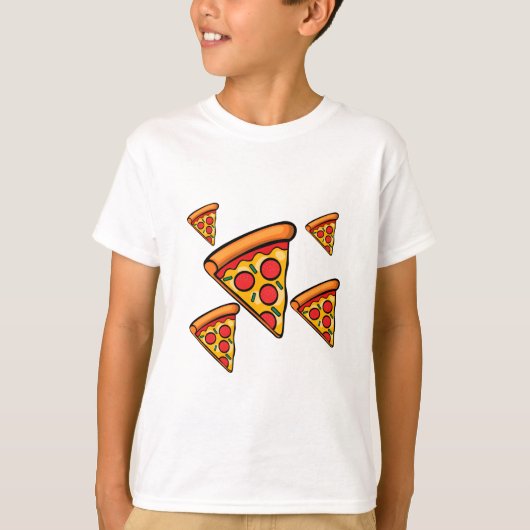 Pizza Friday Design - Kids' Basic T - Shirt (Vorderseite)