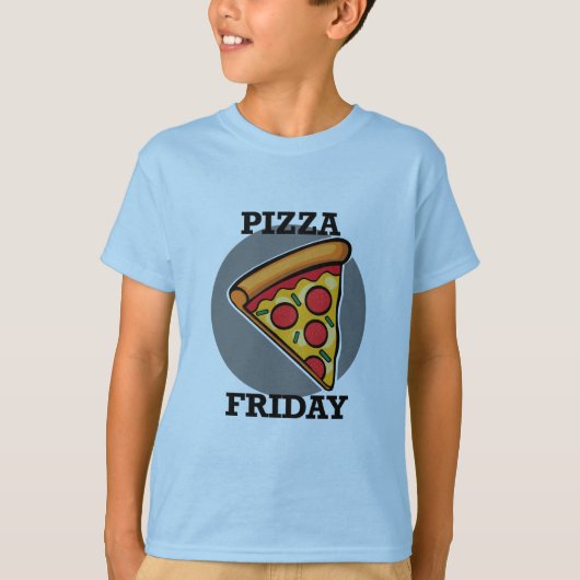 Pizza Friday Design - Kids' Basic T - Shirt (Vorderseite)