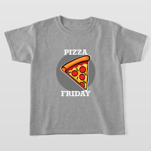 Pizza Friday Design - Kids' Basic T - Shirt (Ablage )