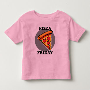 Pizza Friday Design - Kleinkind Fine Jersey T - Sh Kleinkind T-shirt
