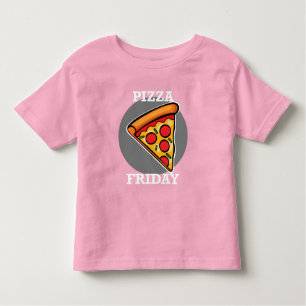 Pizza Friday Design - Kleinkind Fine Jersey T - Sh Kleinkind T-shirt