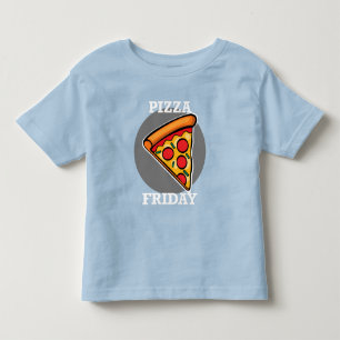 Pizza Friday Design - Kleinkind Fine Jersey T - Sh T-shirt