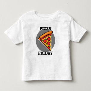 Pizza Friday Design - Kleinkind Fine Jersey T - Sh T-shirt