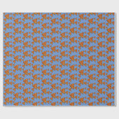 Pizza Friday Design - Matte Wrapping Paper Geschenkpapier (Flach)