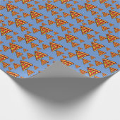 Pizza Friday Design - Matte Wrapping Paper Geschenkpapier (Ecke)