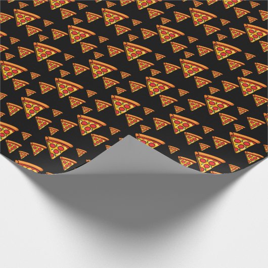 Pizza Friday Design - Matte Wrapping Paper Geschenkpapier (Ecke)