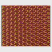 Pizza Friday Design - Matte Wrapping Paper Geschenkpapier (Flach)