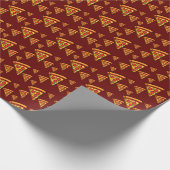 Pizza Friday Design - Matte Wrapping Paper Geschenkpapier (Ecke)